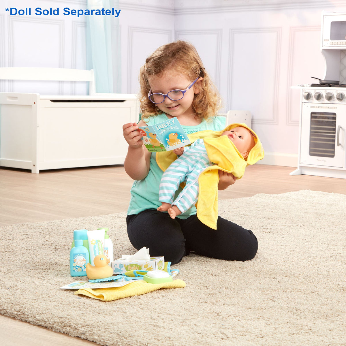 Mine to Love Changing & Bathtime Playset