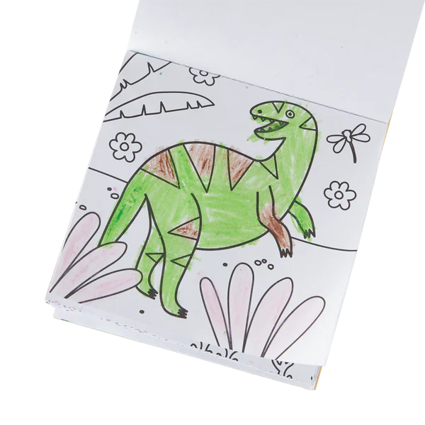 Carry Along Crayon & Coloring Book Kit - Dinoland