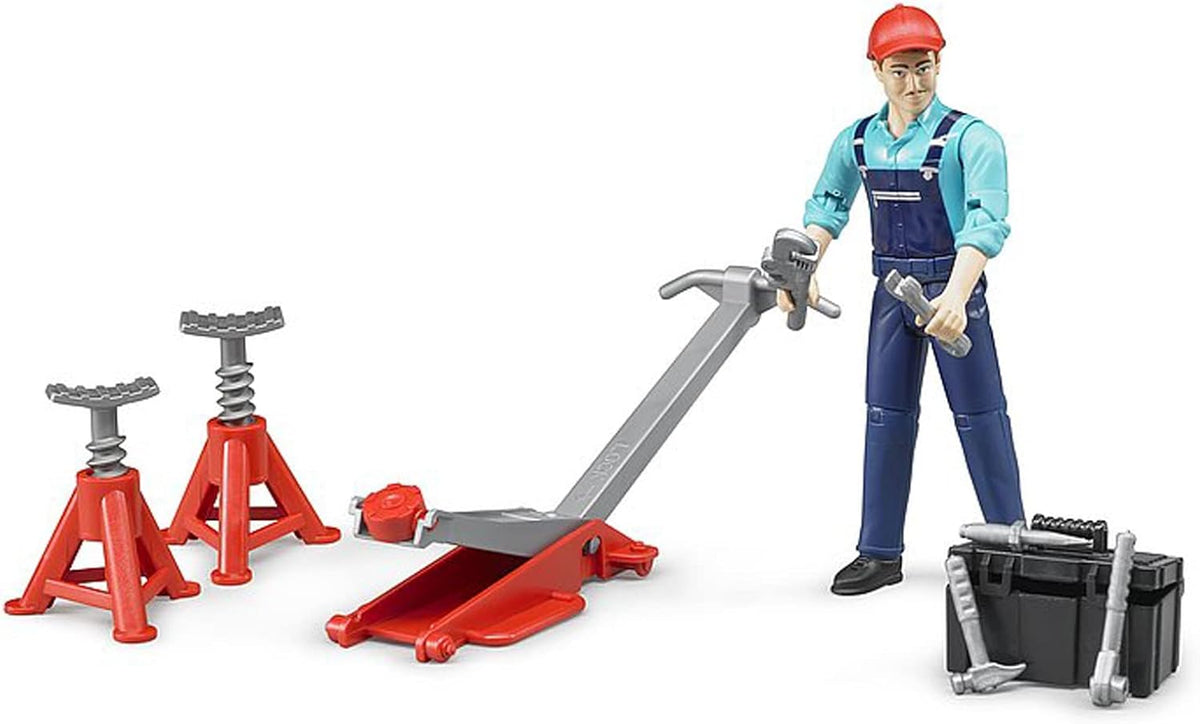 Bruder 62100 Garage Equipment Figure - Set 6.6.6