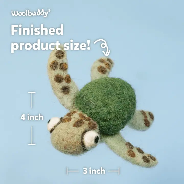 DIY Needle Felting Kit - Sea Turtle
