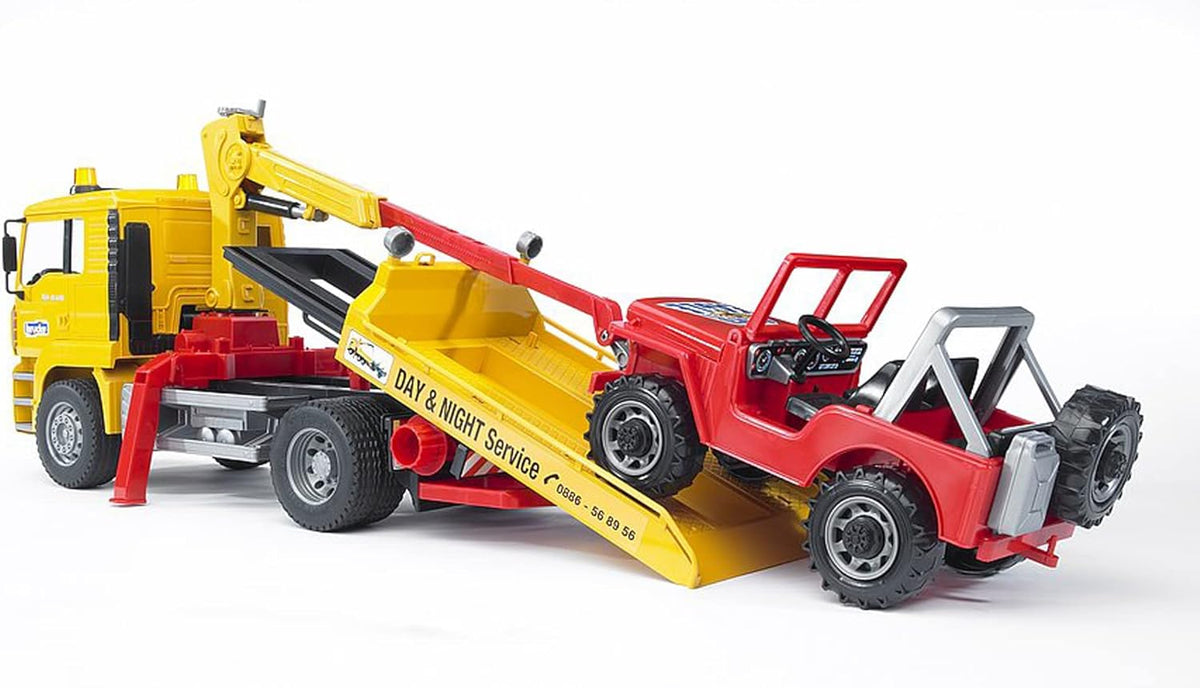 Bruder 02750 MAN TGA Breakdown Truck w/ Cross Country Vehicle 20.12.8