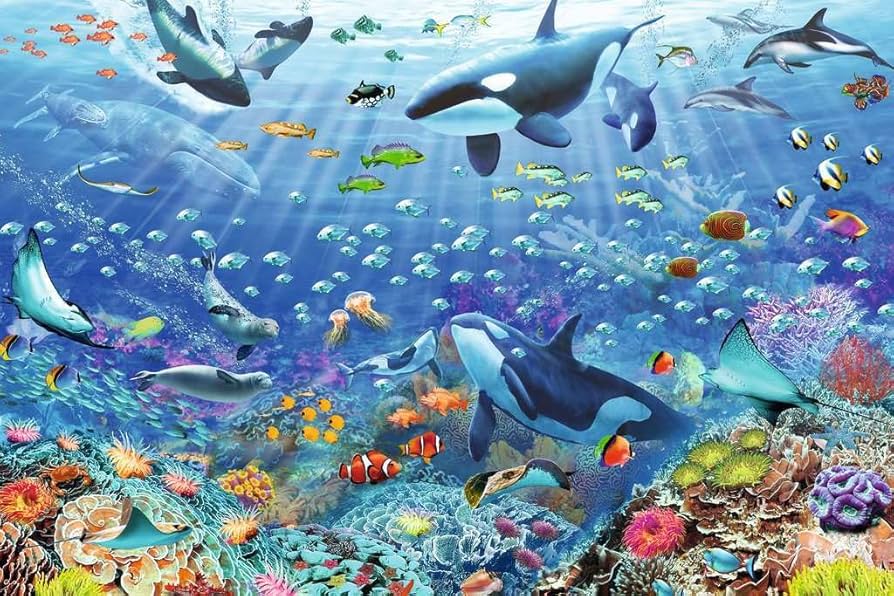 Colorful Underwater World 3000 pc Puzzle