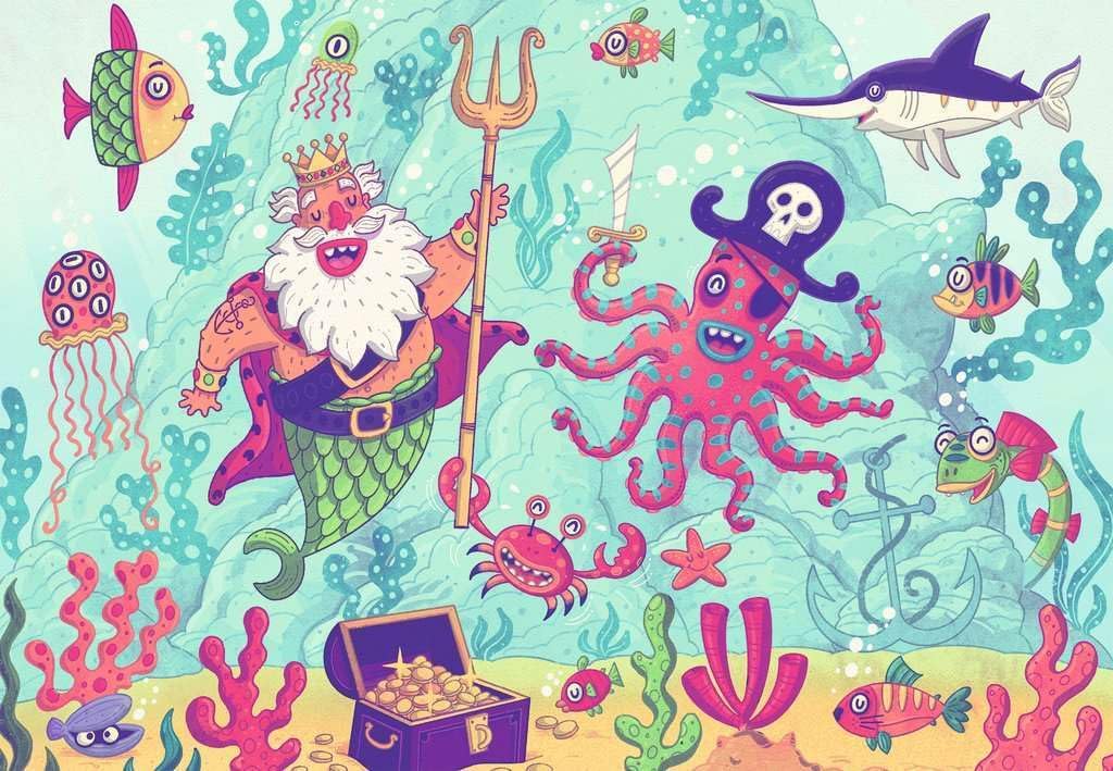 Puzzle & Play: Pirate Adventure 2x24 pc Puzzle