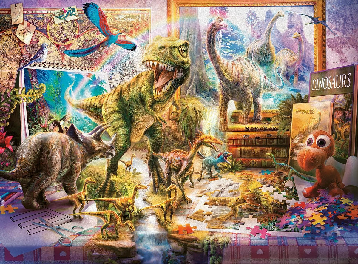 Dinosaur Escape 100pc Puzzle