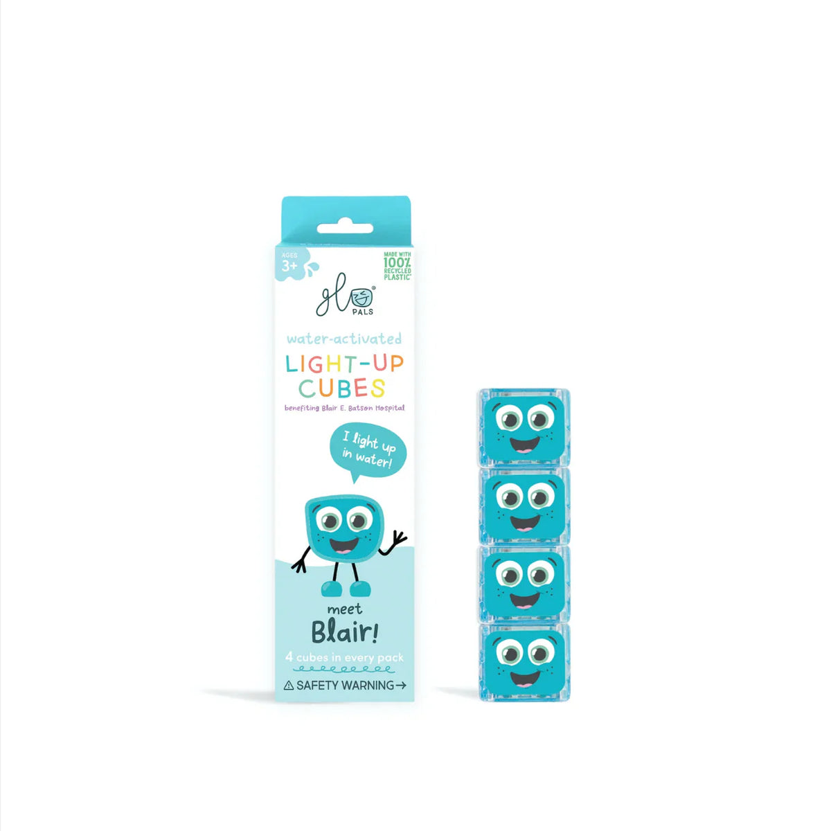 Glo Pals Blair Light Up Cubes Blue