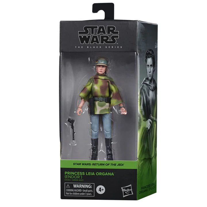 SW Black Series Princess Leia Organa Endor Battle Poncho 6-Inch Action Figure