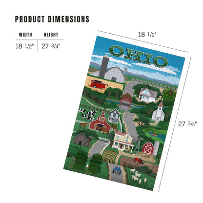 Ohio Retro Countryside 1000 Piece