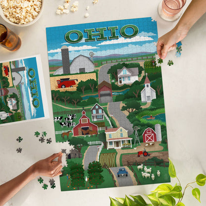 Ohio Retro Countryside 1000 Piece
