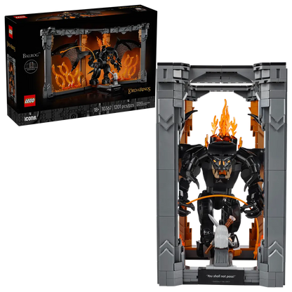 LEGO® Lord of the Rings™ Balrog Book Nook (10367)
