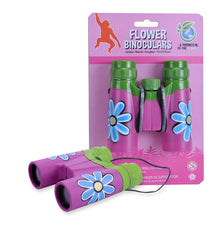 Binoculars - Girly Girl Flower - 9.3"