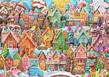 Christmas Cookie Village 1000pc Puzzle