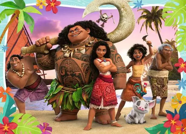 Disney Moana Bumper Pack  4x100pc Puzzles