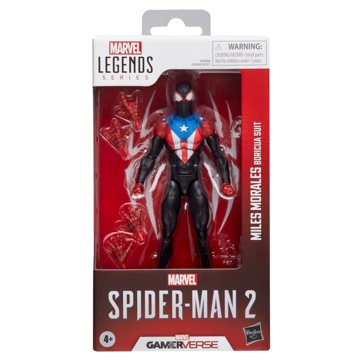 Marvel Legends Spider-Man Gamerverse Miles Morales Boricua Suit 6-Inch Action Figure