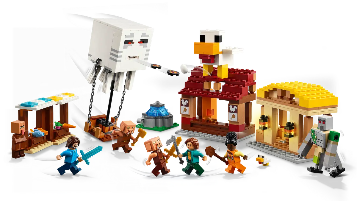 LEGO® Minecraft® The Ghast Balloon Village Attack (21273)