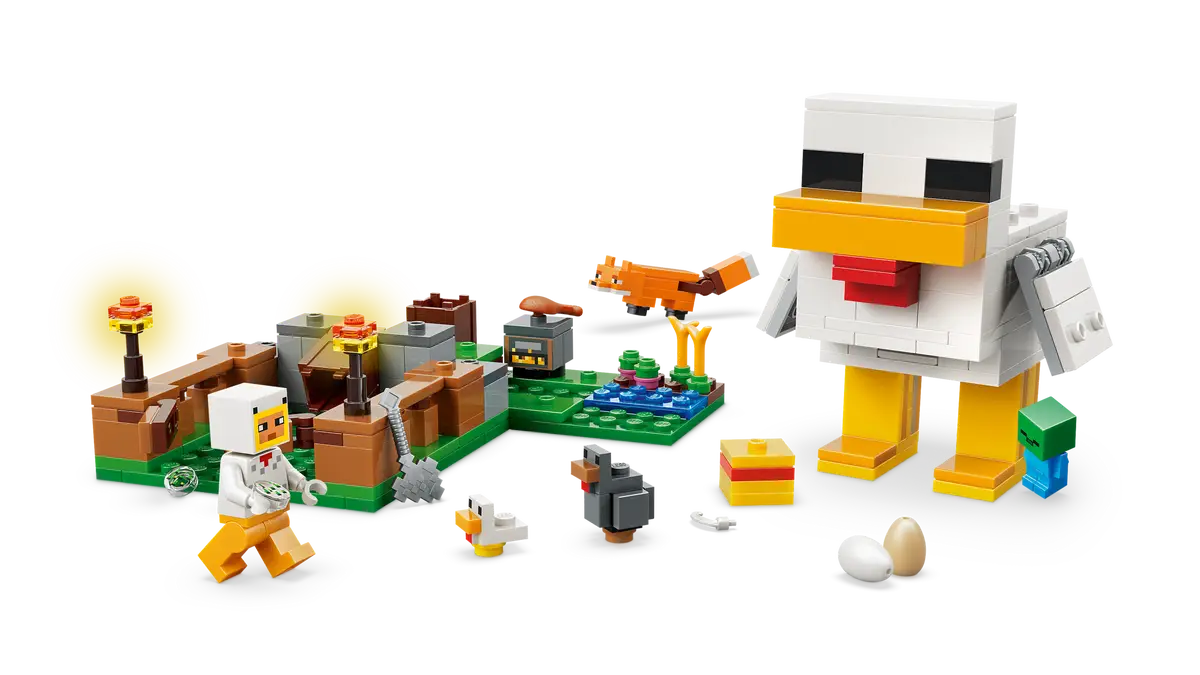 LEGO® Minecraft® Chicken Farm (21585)