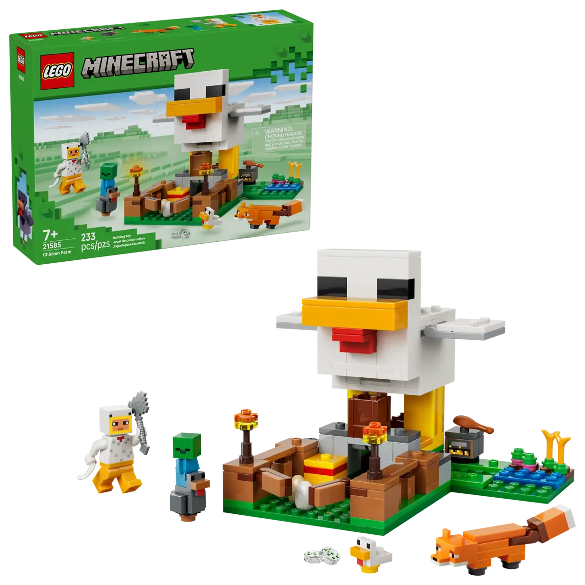 LEGO® Minecraft® Chicken Farm (21585)