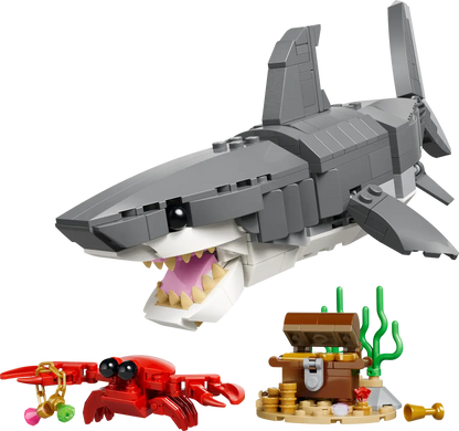 LEGO® Creator 3in1 Fierce Shark with a Treasure Chest (31381)