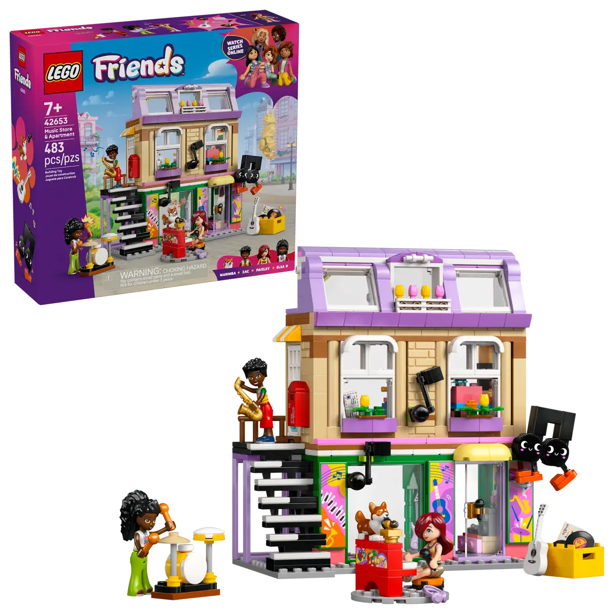 LEGO® Friends Music Store & Apartment (42653)