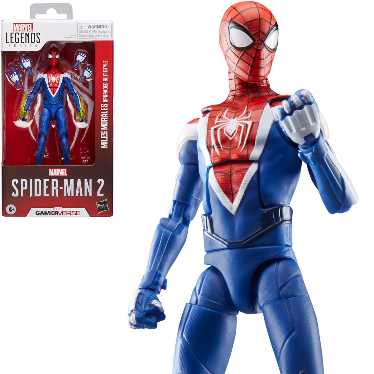 Marvel Legends Spider-Man Gamerverse Miles Morales Upgraded Suit Style 6-Inch Action Figure