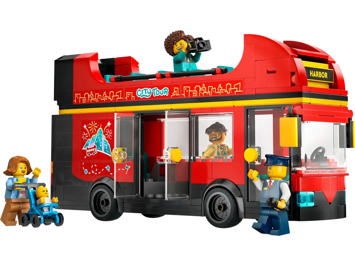 LEGO® City Red Double-Decker Sightseeing Bus (60407)