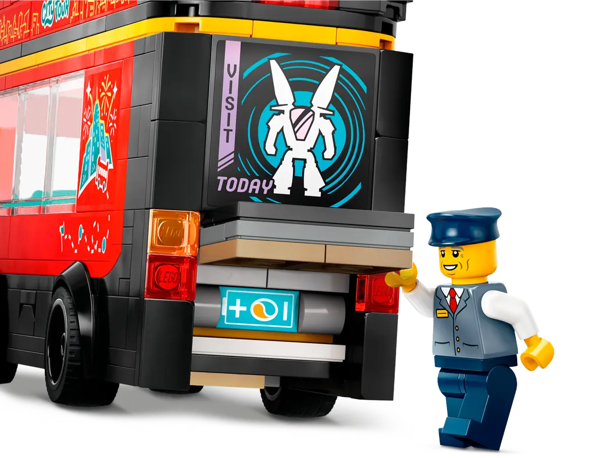 LEGO® City Red Double-Decker Sightseeing Bus (60407)