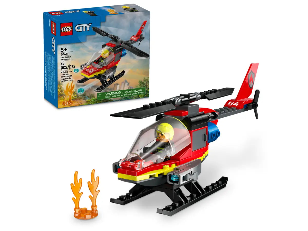 LEGO® City Fire Rescue Helicopter (60411)