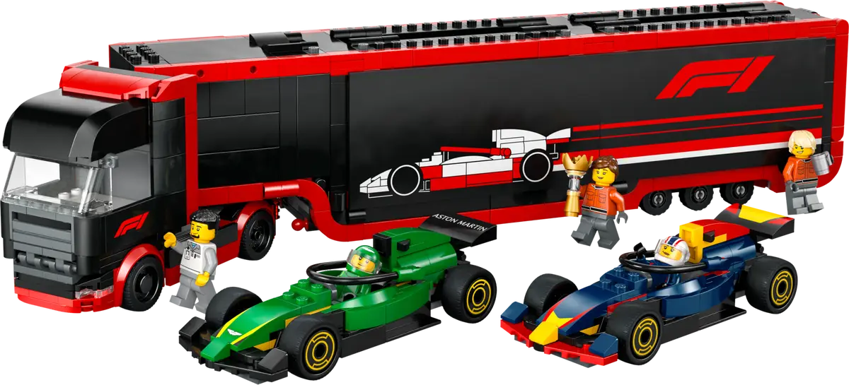 LEGO® City F1® Truck with RB20 & AMR24 F1® Cars (60445)