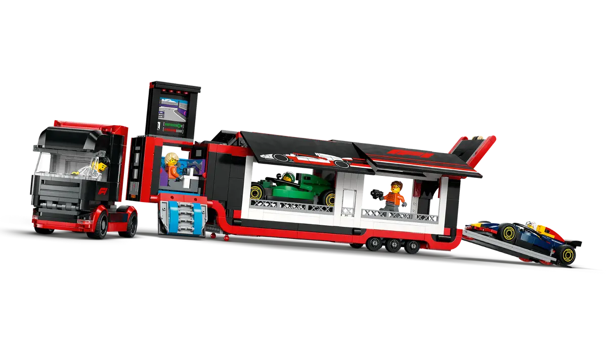 LEGO® City F1® Truck with RB20 & AMR24 F1® Cars (60445)