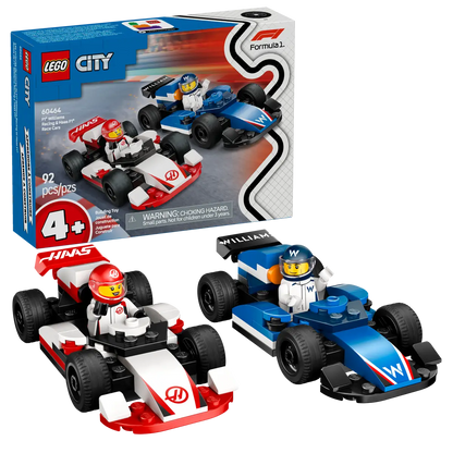 LEGO® City F1® Williams Racing & Haas F1® Race Cars (60464)
