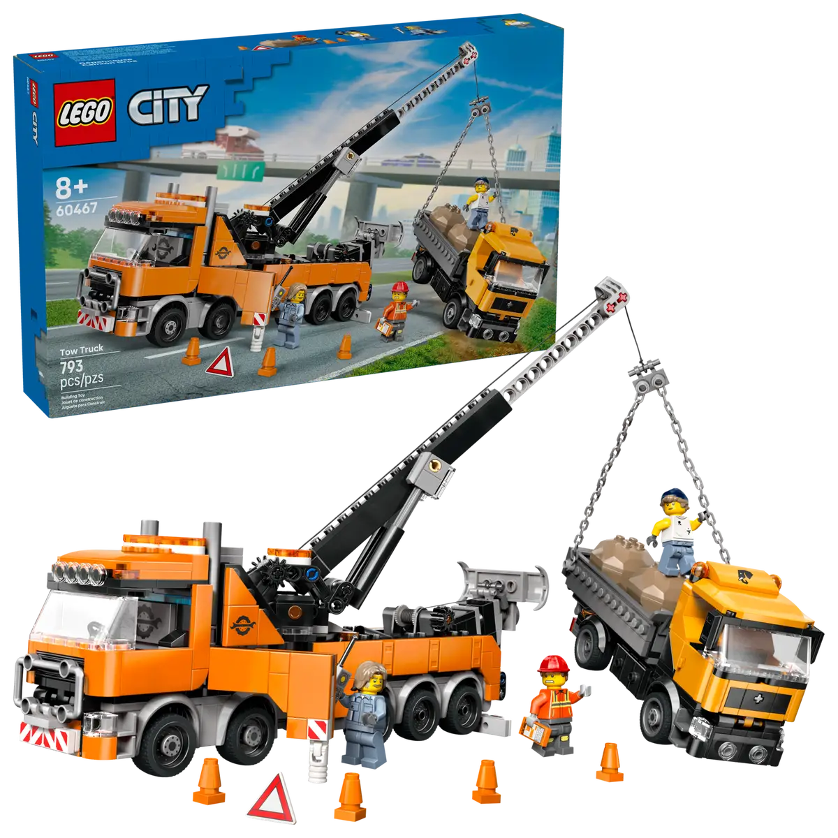 LEGO® City Heavy-Duty Recovery Tow Truck with Crane (60467)