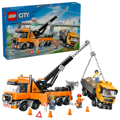 LEGO® City Heavy-Duty Recovery Tow Truck with Crane (60467)