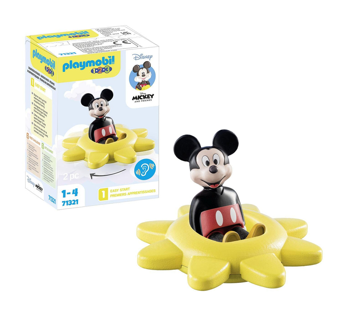 Disney - 1.2.3 Mickeys Spinning Sun with Rattle Feature