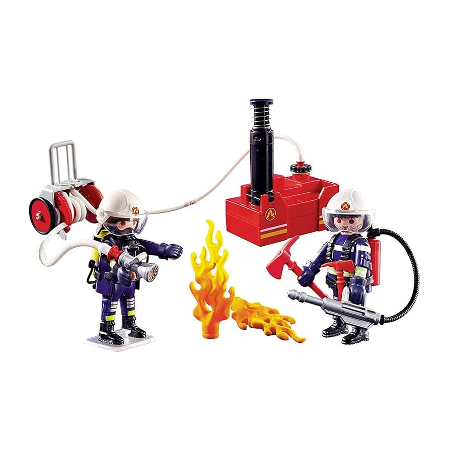 Firefighters with Water Pump (PM-9468)