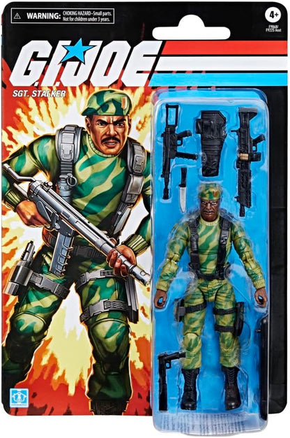 GI Joe Classified Retro Cardback Sgt Stalker (F9868)