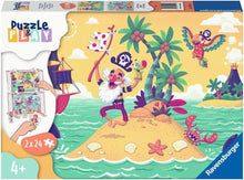 Puzzle & Play: Pirate Adventure 2x24 pc Puzzle