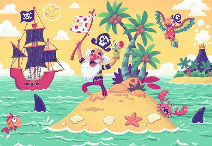 Puzzle & Play: Pirate Adventure 2x24 pc Puzzle