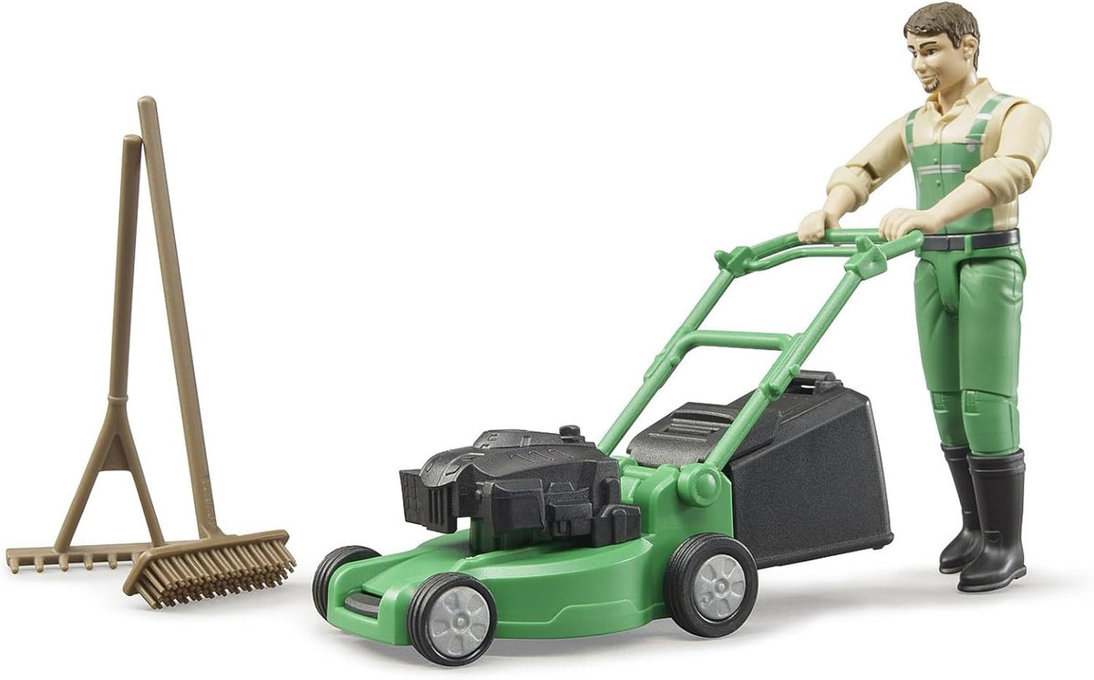Bruder 62103 Bworld Gardener w/ Lawnmower and Equipment 6.6.8