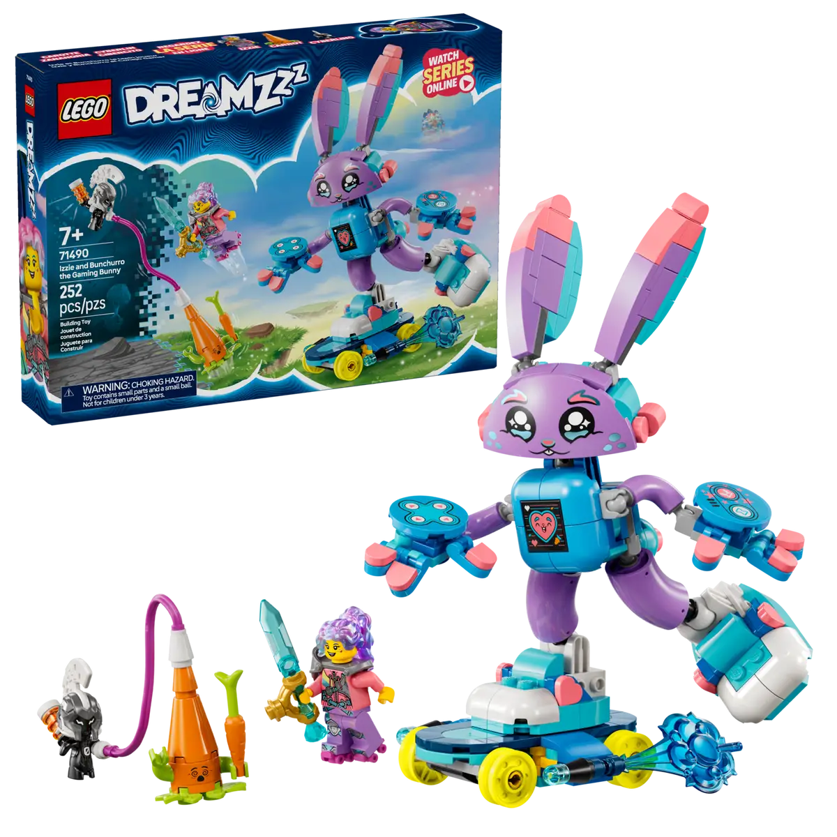 LEGO® DREAMZzz™ Izzie and Bunchurro the Gaming Bunny (71490)
