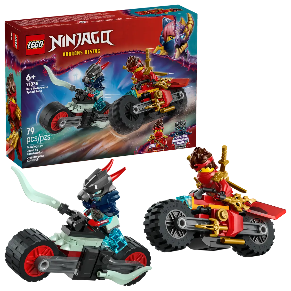 LEGO® NINJAGO® Kai's Motorcycle Speed Race (71838)