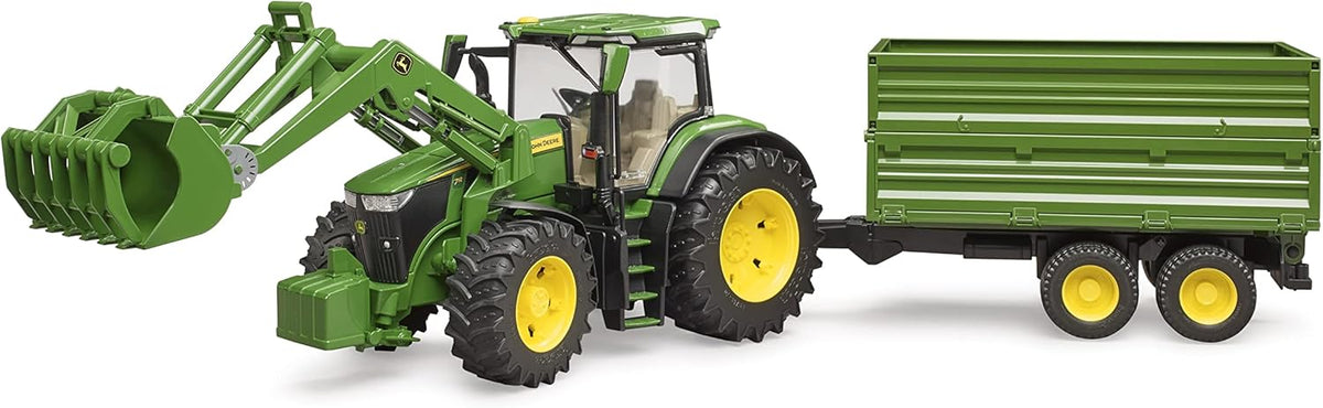 Bruder 09828 John Deere 7R 350 w/ Front Loader and Tipping Trailer 30.10.10