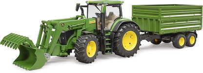 Bruder 09828 John Deere 7R 350 w/ Front Loader and Tipping Trailer 30.10.10