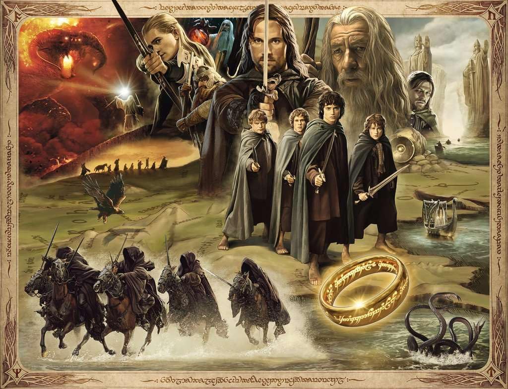 Lord Of The Rings - Fellowship of the Ring 2000pc Puzzle