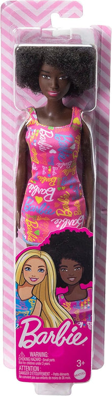 Barbie Doll Black with Pink Barbie Dress