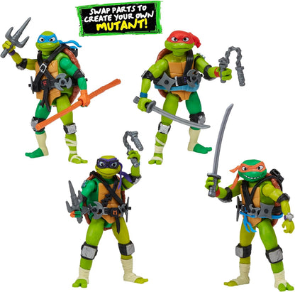 TMNT Tales of the TMNT Mix N Match Turtles Action Figure 4-Pack (Playmates)
