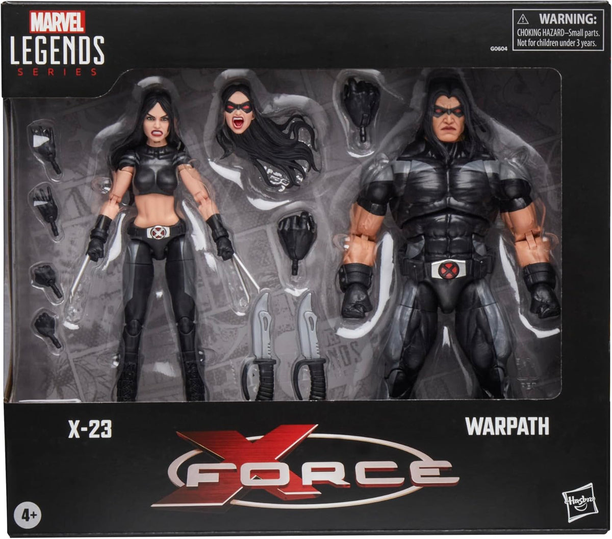 X-Force Marvel Legends X-23 & Warpath Action Figures