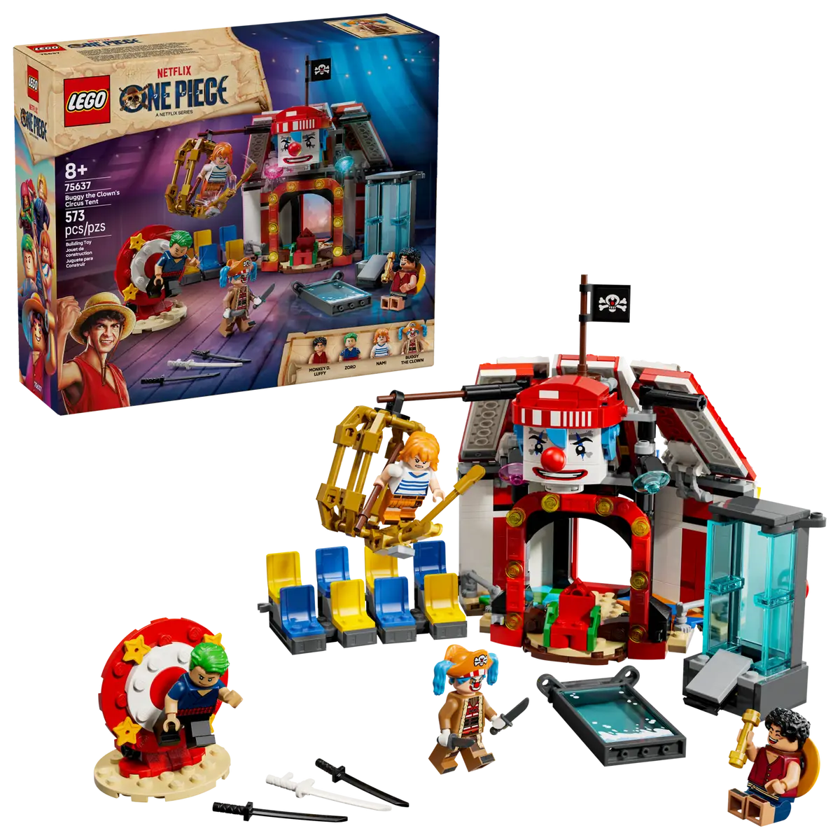 LEGO® One Piece Buggy the Clown's Circus Tent (75637)
