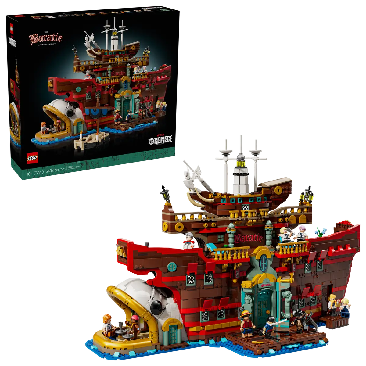 LEGO® One Piece The Baratie Floating Restaurant (75640)