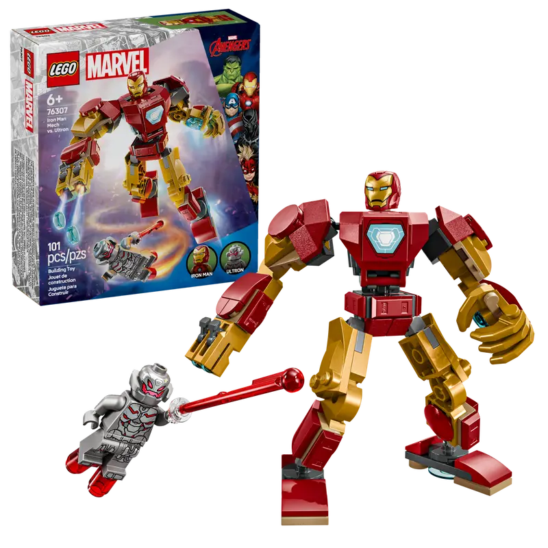 LEGO® Marvel Iron Man Mech vs. Ultron (76307)