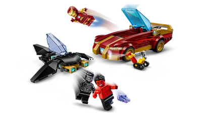 LEGO® Marvel Iron Man Car & Black Panther vs. Red Hulk (76310)