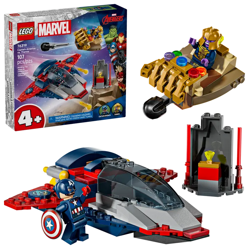 LEGO® Marvel Captain Americ vs Thanos 4+ (76319)